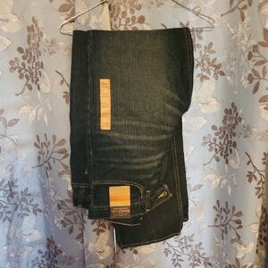 Men's Relaxed Fit Dark Blue Jeans